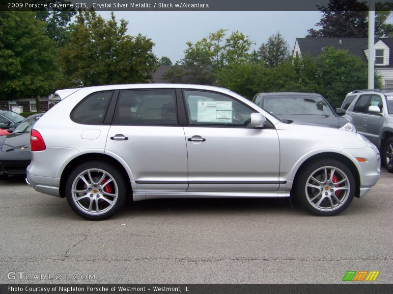 Crystal Silver Metallic / Black w/Alcantara 2009 Porsche Cayenne GTS