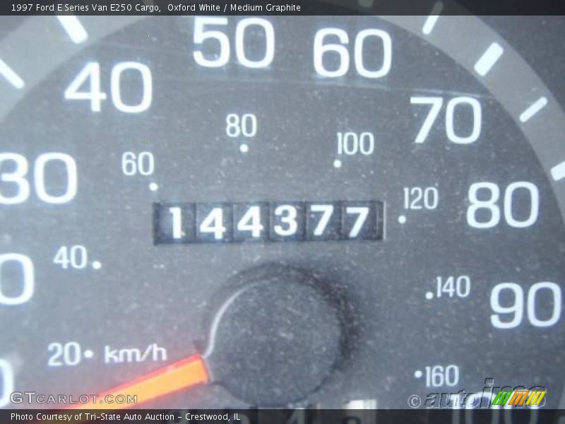 Oxford White / Medium Graphite 1997 Ford E Series Van E250 Cargo