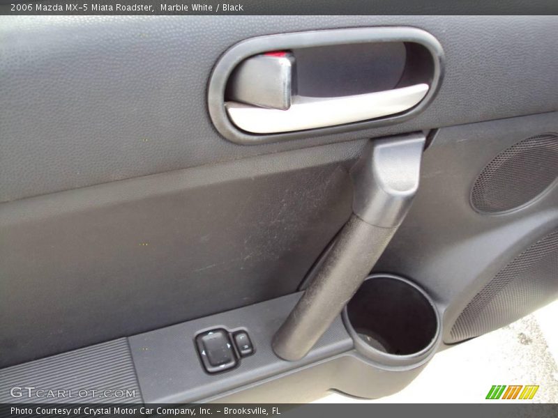 Marble White / Black 2006 Mazda MX-5 Miata Roadster