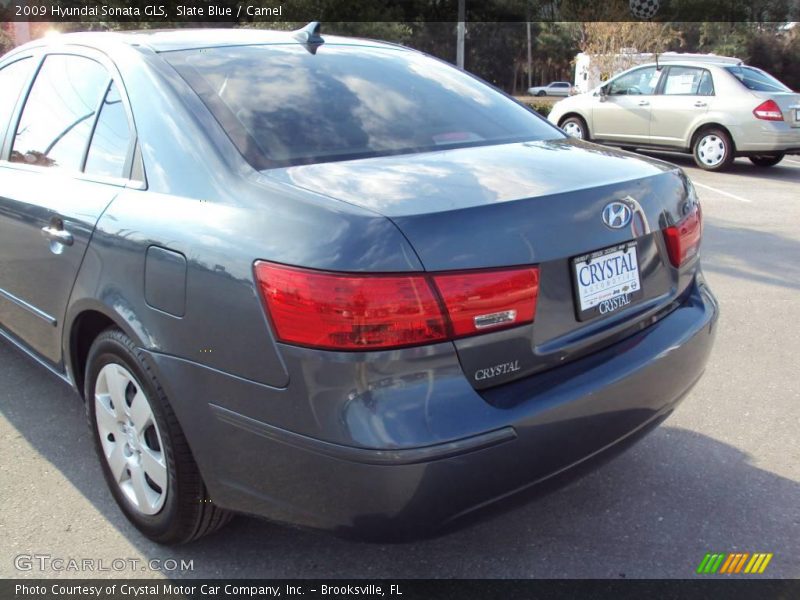 Slate Blue / Camel 2009 Hyundai Sonata GLS
