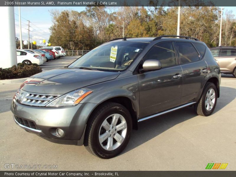 Platinum Pearl Metallic / Cafe Latte 2006 Nissan Murano SL AWD