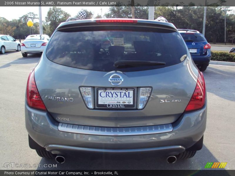 Platinum Pearl Metallic / Cafe Latte 2006 Nissan Murano SL AWD