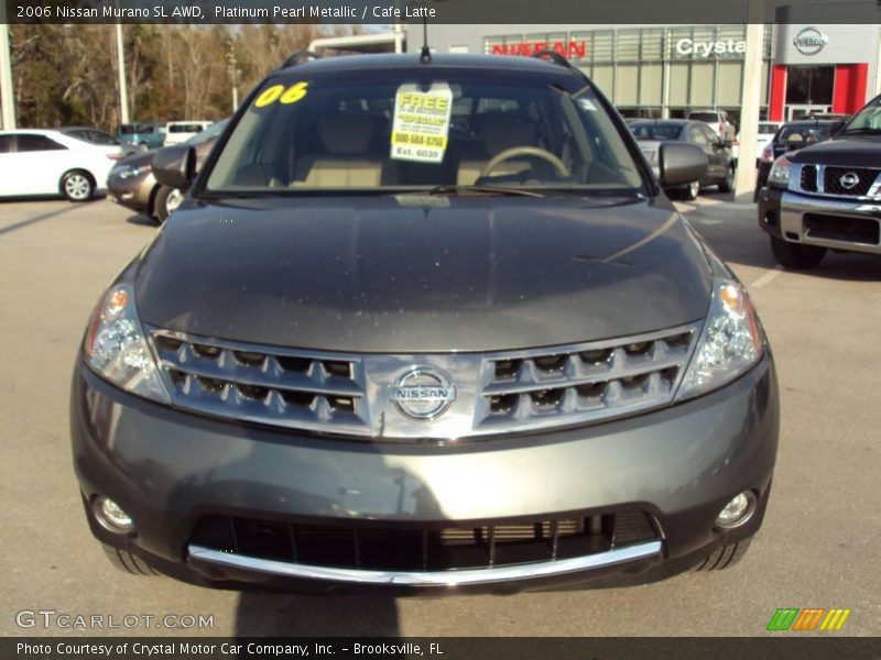 Platinum Pearl Metallic / Cafe Latte 2006 Nissan Murano SL AWD