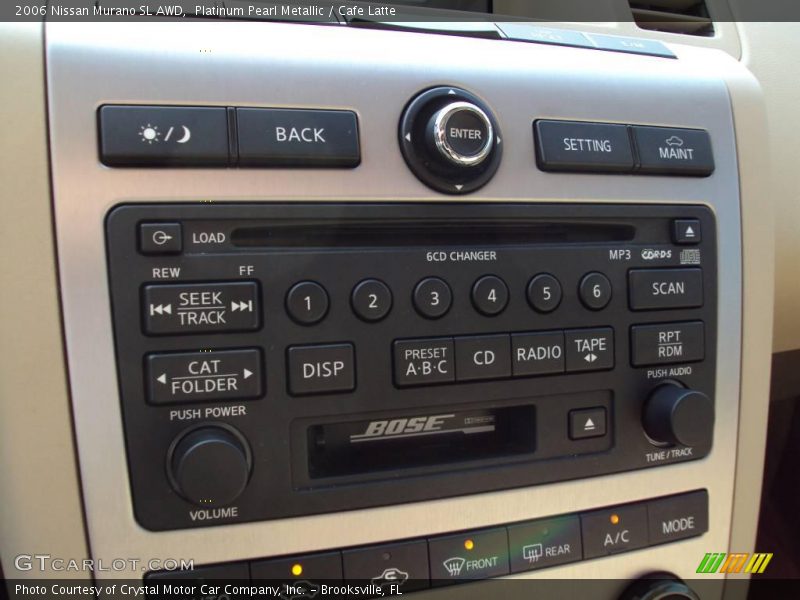 Platinum Pearl Metallic / Cafe Latte 2006 Nissan Murano SL AWD