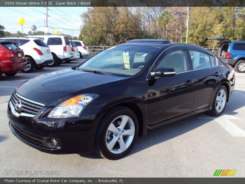 Super Black / Blond 2009 Nissan Altima 3.5 SE