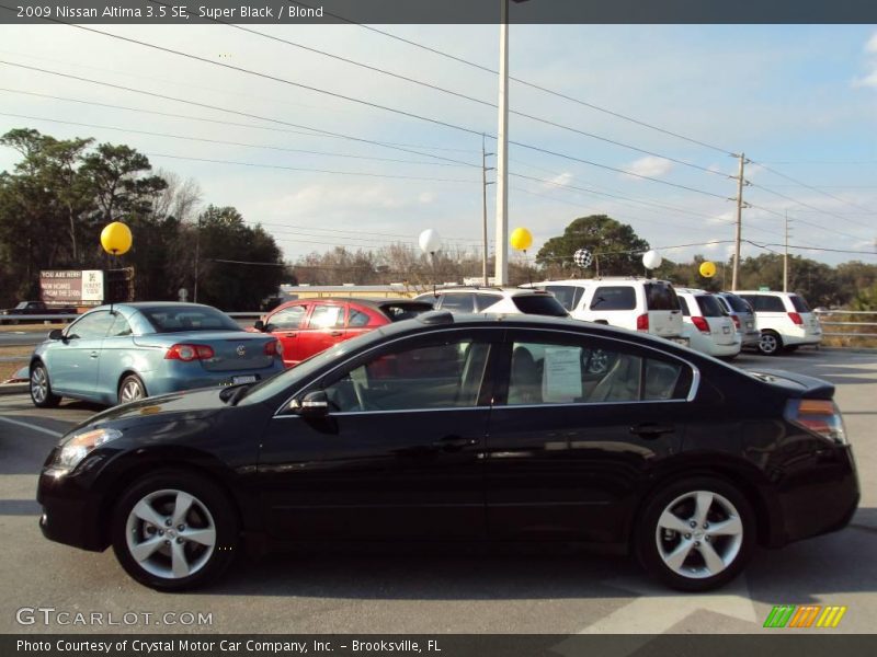 Super Black / Blond 2009 Nissan Altima 3.5 SE