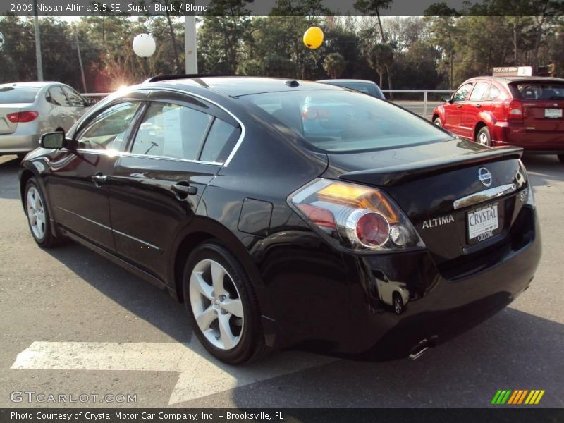 Super Black / Blond 2009 Nissan Altima 3.5 SE