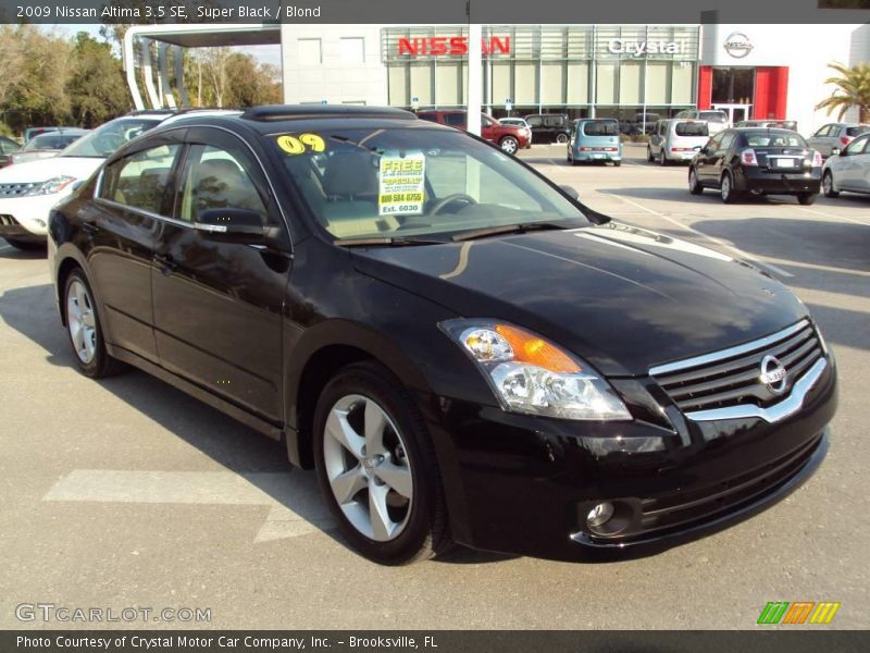 Super Black / Blond 2009 Nissan Altima 3.5 SE