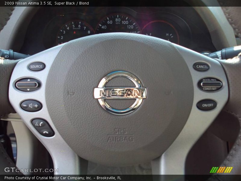 Super Black / Blond 2009 Nissan Altima 3.5 SE