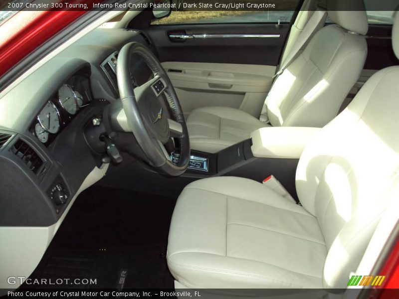 Inferno Red Crystal Pearlcoat / Dark Slate Gray/Light Graystone 2007 Chrysler 300 Touring