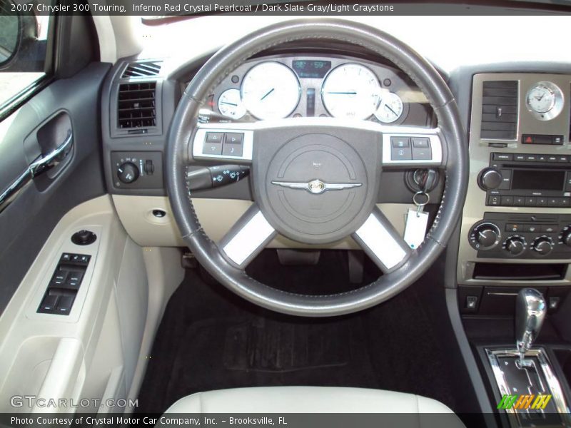 Inferno Red Crystal Pearlcoat / Dark Slate Gray/Light Graystone 2007 Chrysler 300 Touring
