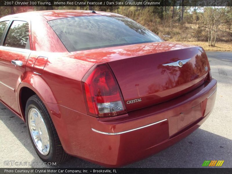 Inferno Red Crystal Pearlcoat / Dark Slate Gray/Light Graystone 2007 Chrysler 300 Touring