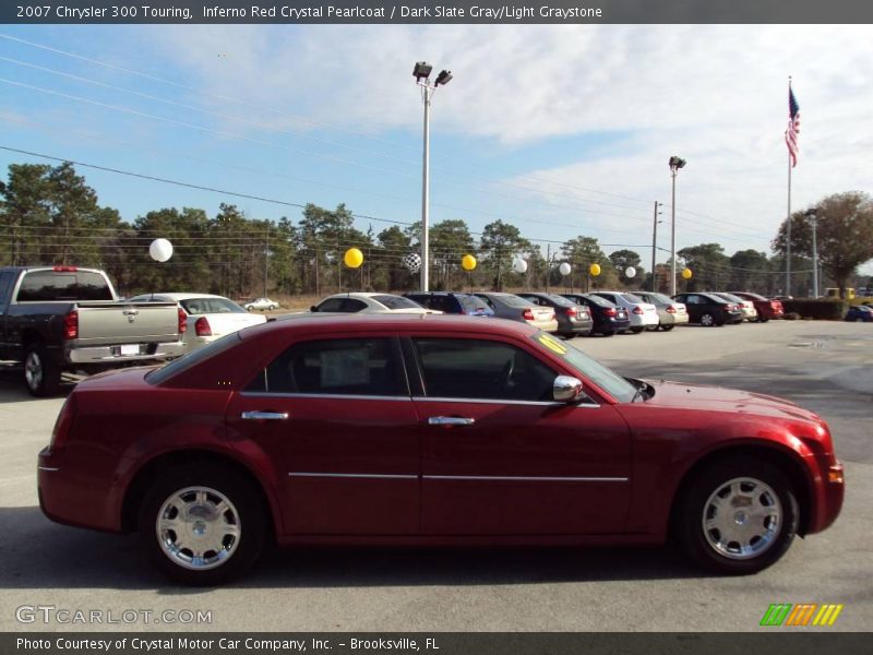 Inferno Red Crystal Pearlcoat / Dark Slate Gray/Light Graystone 2007 Chrysler 300 Touring
