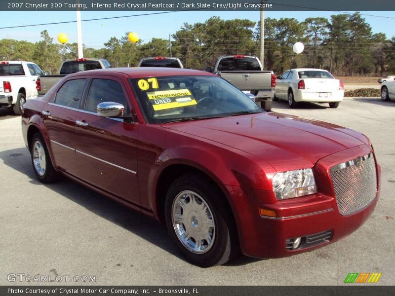 Inferno Red Crystal Pearlcoat / Dark Slate Gray/Light Graystone 2007 Chrysler 300 Touring