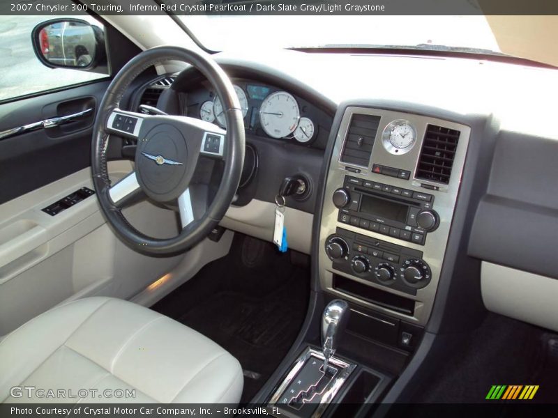 Inferno Red Crystal Pearlcoat / Dark Slate Gray/Light Graystone 2007 Chrysler 300 Touring