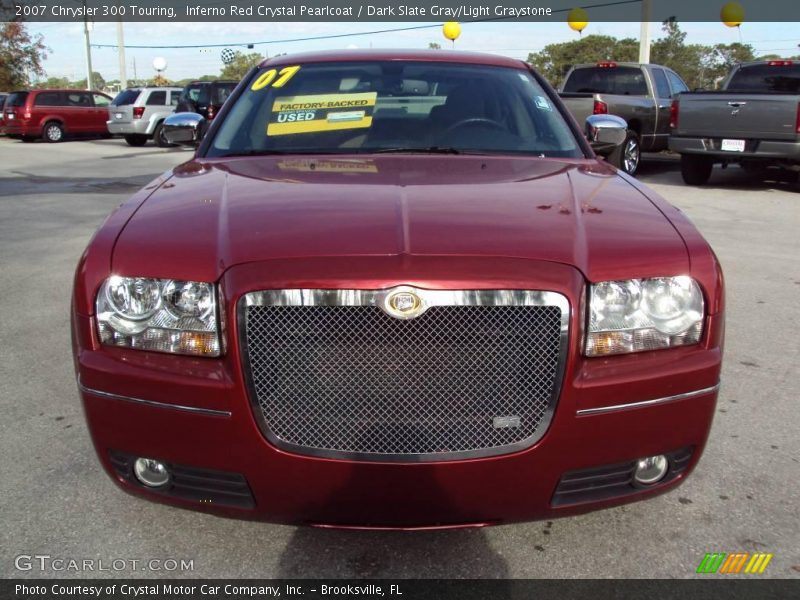 Inferno Red Crystal Pearlcoat / Dark Slate Gray/Light Graystone 2007 Chrysler 300 Touring