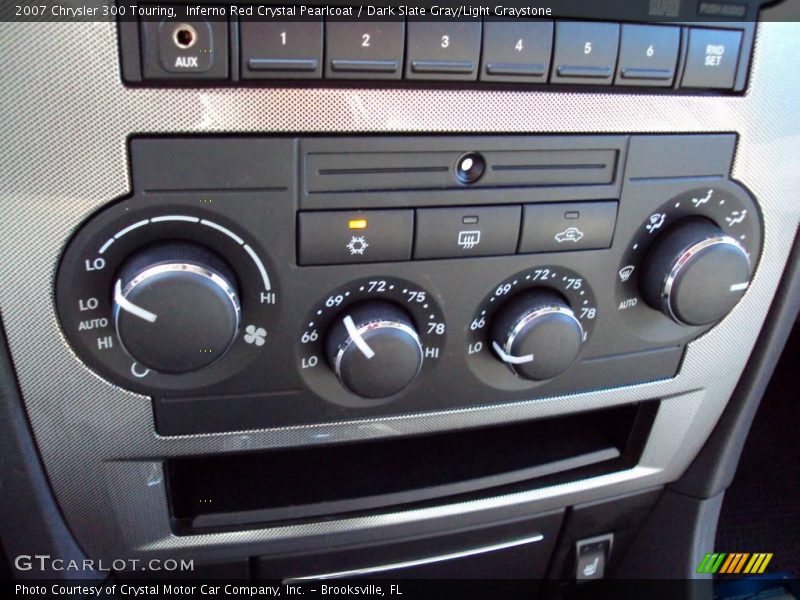 Inferno Red Crystal Pearlcoat / Dark Slate Gray/Light Graystone 2007 Chrysler 300 Touring