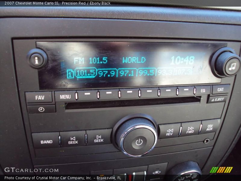 Precision Red / Ebony Black 2007 Chevrolet Monte Carlo SS
