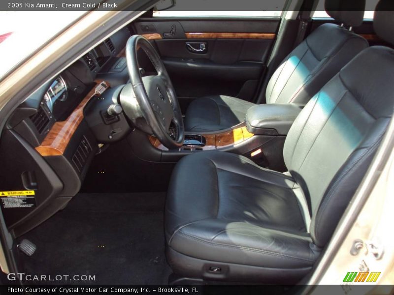 Cream Gold / Black 2005 Kia Amanti
