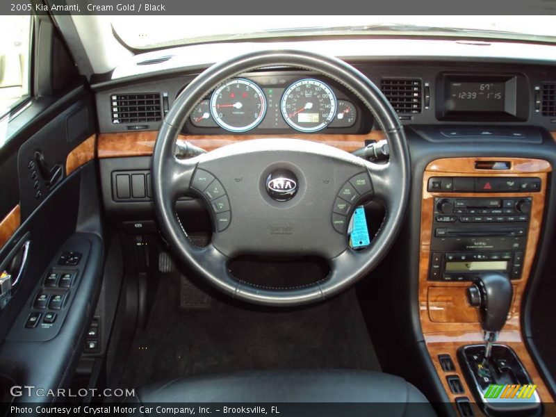 Cream Gold / Black 2005 Kia Amanti