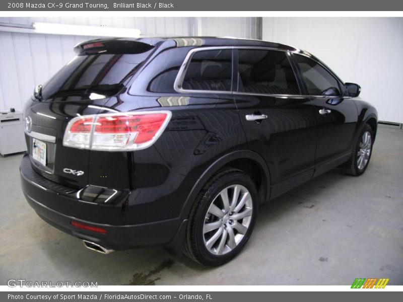 Brilliant Black / Black 2008 Mazda CX-9 Grand Touring