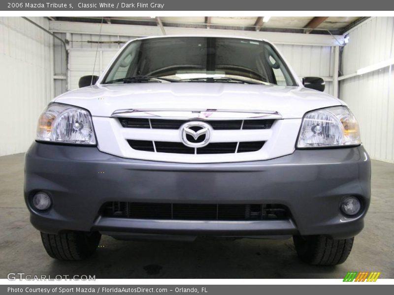 Classic White / Dark Flint Gray 2006 Mazda Tribute s