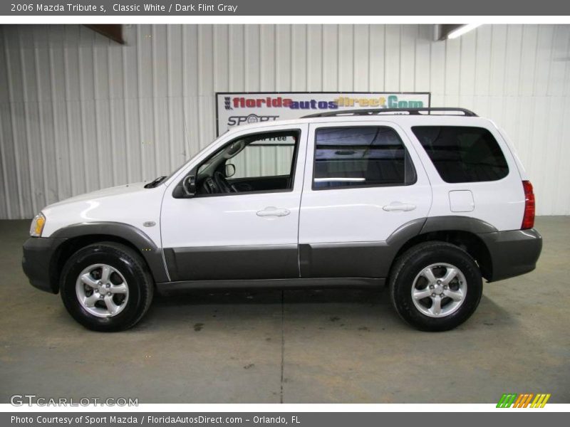 Classic White / Dark Flint Gray 2006 Mazda Tribute s