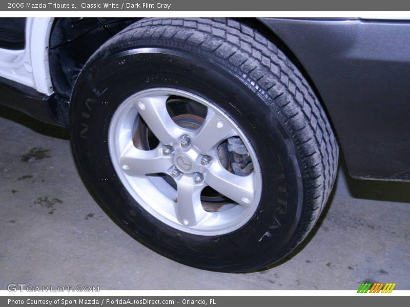 Classic White / Dark Flint Gray 2006 Mazda Tribute s