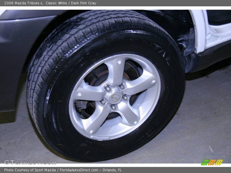 Classic White / Dark Flint Gray 2006 Mazda Tribute s