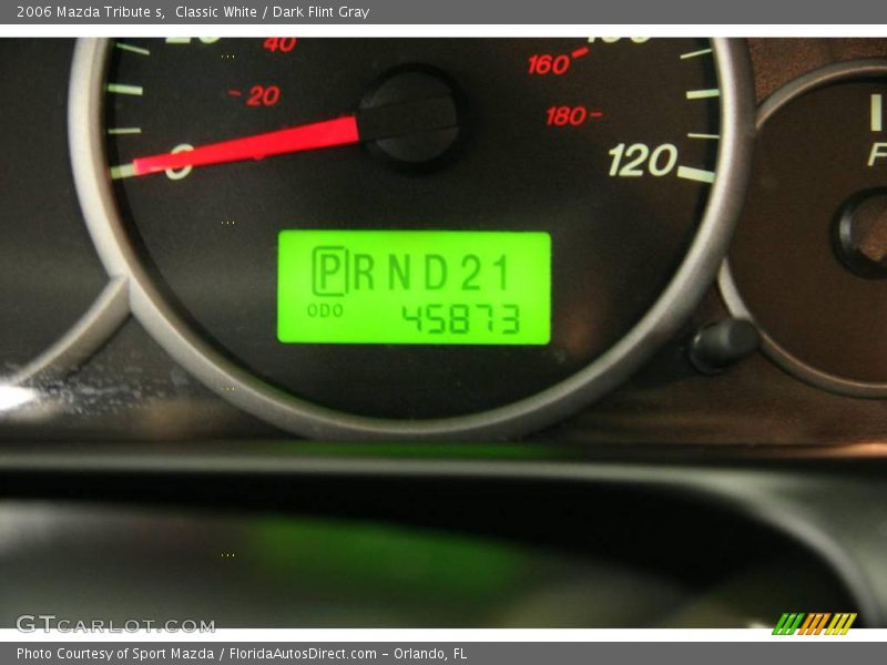 Classic White / Dark Flint Gray 2006 Mazda Tribute s