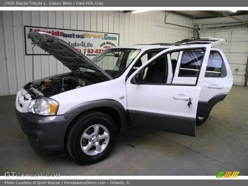 Classic White / Dark Flint Gray 2006 Mazda Tribute s