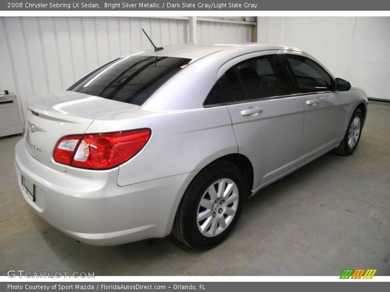 Bright Silver Metallic / Dark Slate Gray/Light Slate Gray 2008 Chrysler Sebring LX Sedan