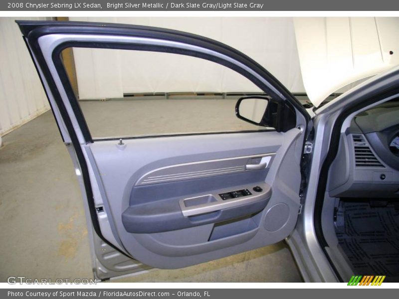 Bright Silver Metallic / Dark Slate Gray/Light Slate Gray 2008 Chrysler Sebring LX Sedan