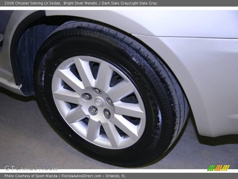 Bright Silver Metallic / Dark Slate Gray/Light Slate Gray 2008 Chrysler Sebring LX Sedan