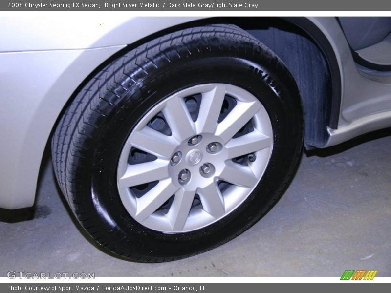 Bright Silver Metallic / Dark Slate Gray/Light Slate Gray 2008 Chrysler Sebring LX Sedan