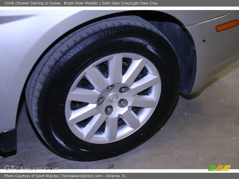 Bright Silver Metallic / Dark Slate Gray/Light Slate Gray 2008 Chrysler Sebring LX Sedan