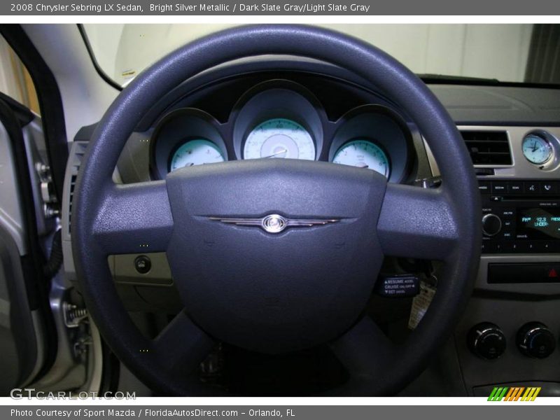 Bright Silver Metallic / Dark Slate Gray/Light Slate Gray 2008 Chrysler Sebring LX Sedan