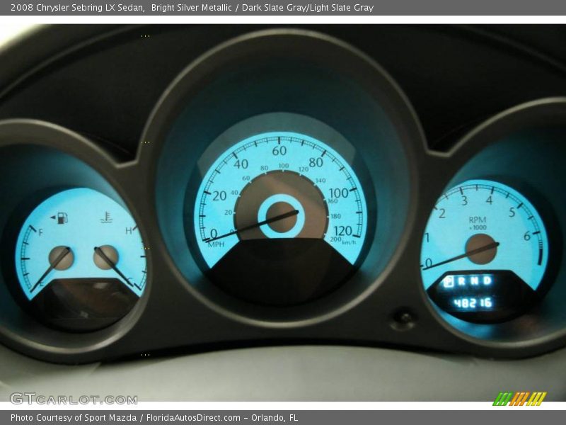 Bright Silver Metallic / Dark Slate Gray/Light Slate Gray 2008 Chrysler Sebring LX Sedan