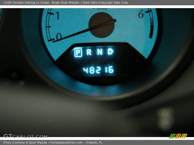 Bright Silver Metallic / Dark Slate Gray/Light Slate Gray 2008 Chrysler Sebring LX Sedan