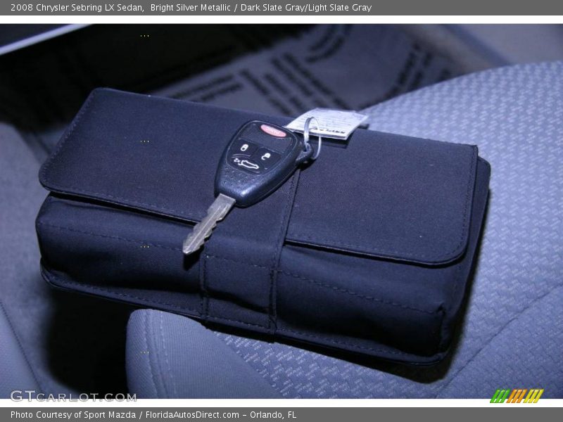 Bright Silver Metallic / Dark Slate Gray/Light Slate Gray 2008 Chrysler Sebring LX Sedan