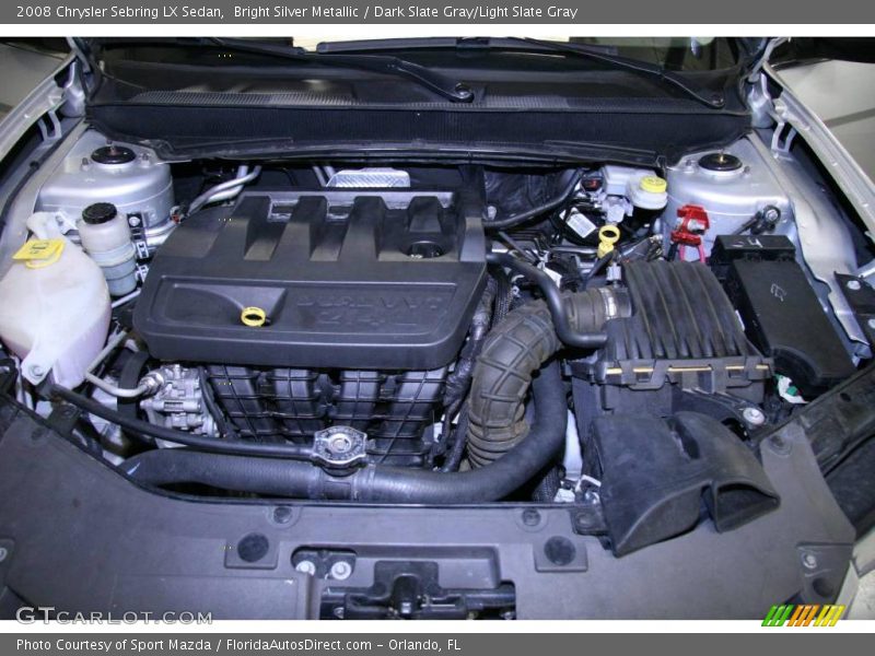 Bright Silver Metallic / Dark Slate Gray/Light Slate Gray 2008 Chrysler Sebring LX Sedan