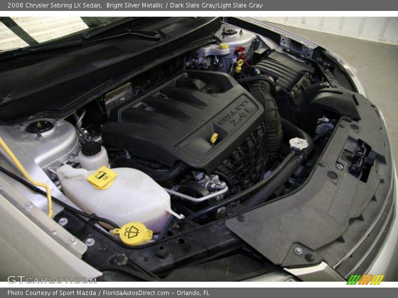 Bright Silver Metallic / Dark Slate Gray/Light Slate Gray 2008 Chrysler Sebring LX Sedan