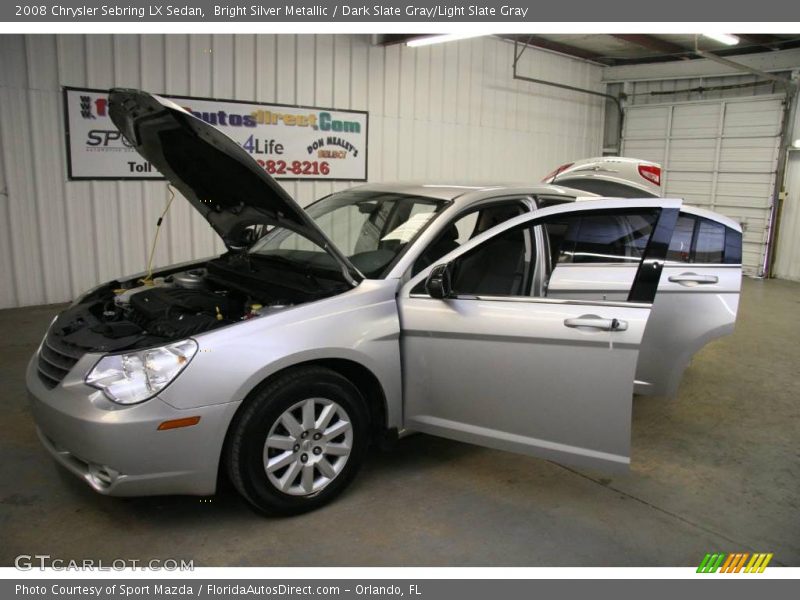 Bright Silver Metallic / Dark Slate Gray/Light Slate Gray 2008 Chrysler Sebring LX Sedan