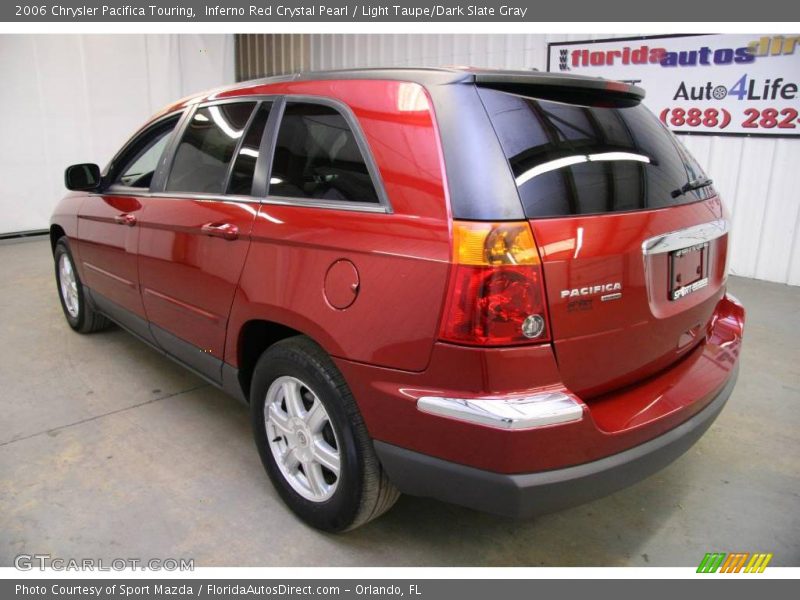 Inferno Red Crystal Pearl / Light Taupe/Dark Slate Gray 2006 Chrysler Pacifica Touring