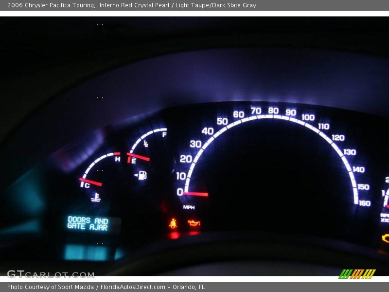 Inferno Red Crystal Pearl / Light Taupe/Dark Slate Gray 2006 Chrysler Pacifica Touring