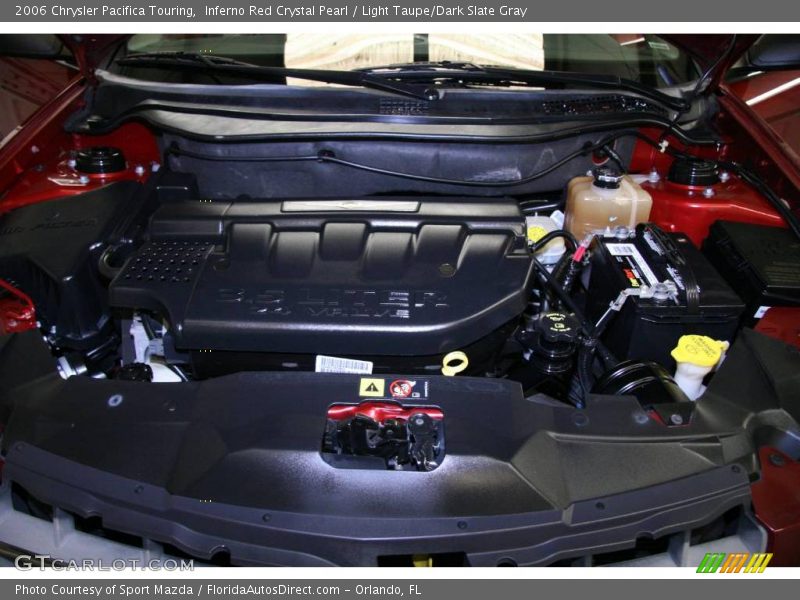 Inferno Red Crystal Pearl / Light Taupe/Dark Slate Gray 2006 Chrysler Pacifica Touring