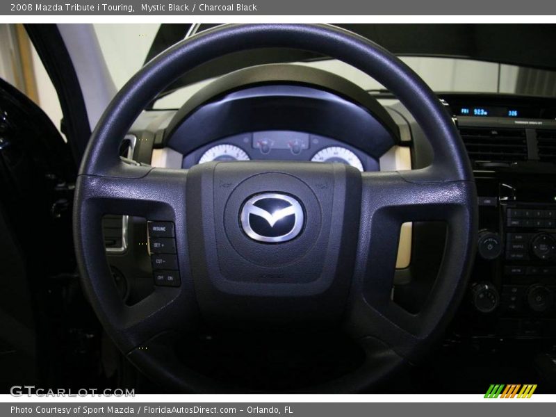 Mystic Black / Charcoal Black 2008 Mazda Tribute i Touring