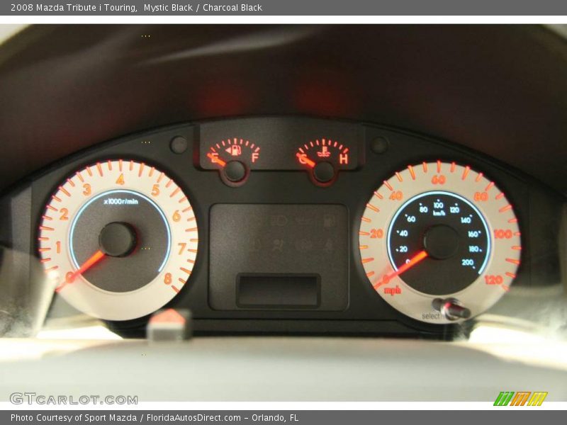 Mystic Black / Charcoal Black 2008 Mazda Tribute i Touring
