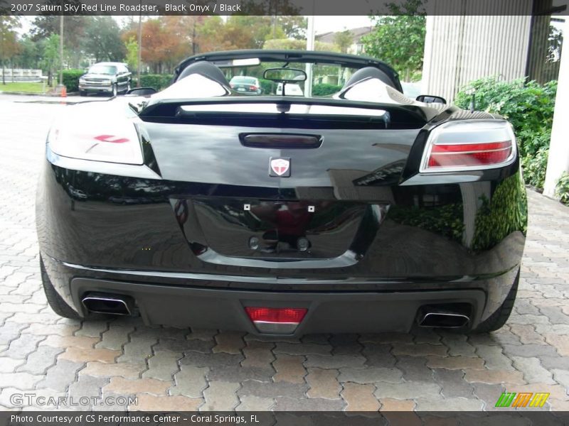 Black Onyx / Black 2007 Saturn Sky Red Line Roadster