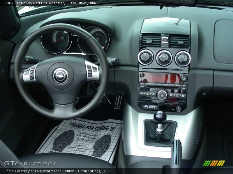 Black Onyx / Black 2007 Saturn Sky Red Line Roadster